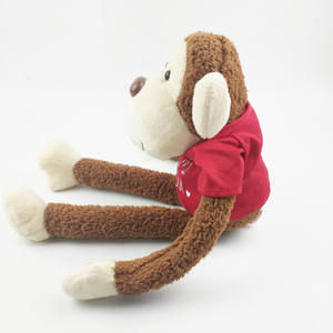 2025 nuevo juguete de peluche de <span class=keywords><strong>mono</strong></span> silbante-Animal de peluche abrazable de brazo largo con sonido, regalo de cumpleaños para niños - Product Image 3