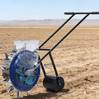 Semoir manuel à pousser pour maïs, machine durable pour la plantation de maïs en ferme et jardin