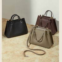 Sac à main de luxe en cuir véritable pour femme, sac bandoulière classique et tendance en cuir de vachette de haute qualité, grand sac à main pour femme