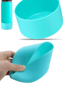 Housse en silicone réutilisable avec logo personnalisé résistante à la chaleur pour tasses à café, parfaite pour la marque et les promotions - Product Image 5