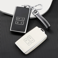Housse de protection pour clé de voiture en TPU pour Renault Captur, Megane, Talisman, Espace, Clio, Zoe, Koleos, Scenic 4, Arkana, Dacia Sandero, Card