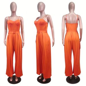 المرأة زائد حجم واسع الساق بذلة رومبير الملابس النسائية الشاملة الشارع الشهير - Product Image 2