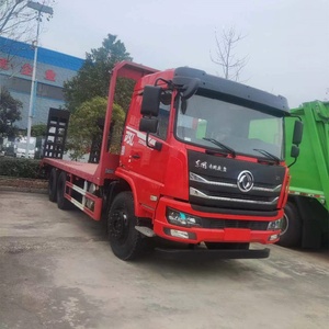 Nuevo Low Bed Boy deck Flatbed Vehicle Container cuello <span class=keywords><strong>de</strong></span> ganso Excavadora camiones <span class=keywords><strong>de</strong></span> transporte 40 Ton lowbed Truck - Product Image 6