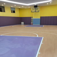 Revêtement de sol sportif Runsure haute densité 22 dB en PVC acoustique pour rénovation sur carrelage, idéal pour salle de sport, garantie 10 ans