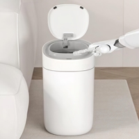 Poubelle intelligente ELPHECO moderne et écologique avec capteur sans contact pour usage intérieur, 2 modèles