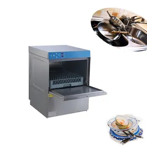 Automatic Professional Undercounter Dishwasher Industrial Glass Hood Type Machine For Wash Utensils Dish Cleaning Hood