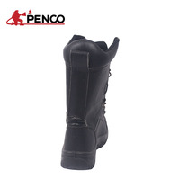 Bottes de pompier pour pompiers, chaussures de sécurité en cuir