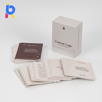 Cartes d'affirmation de l'amour-propre personnalisées pour la famille avec design personnalisé, papier durable, boîte à couvercle magnétique écologique