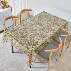 Cubierta de <span class=keywords><strong>mesa</strong></span> de comedor de protección <span class=keywords><strong>transparente</strong></span> gruesa de plástico PVC - Product Image 3