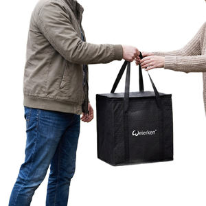 Bolsa Térmica Negra Personalizada de Alta Calidad para Repartidores de Comida, <span class=keywords><strong>Pizza</strong></span>, <span class=keywords><strong>Glovo</strong></span>, para Ropa - Product Image 1
