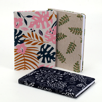 Carnet en lin avec fermeture magnétique/à fermoir en option, couverture personnalisée et pages intérieures