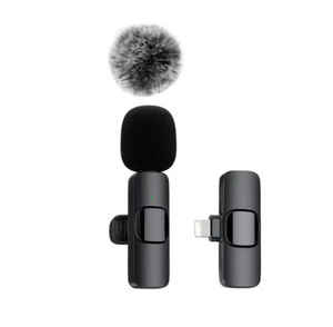 Microphone không dây Lavalier Microphone cho live streaming/Youtube/tiktok/Facebook sống giảm tiếng ồn Mic cho iPhone/<span class=keywords><strong>Android</strong></span> - Product Image 1