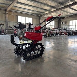 Mini-<span class=keywords><strong>motoculteur</strong></span> à double chaîne diesel <span class=keywords><strong>ou</strong></span> essence pour ferme - Product Image 1