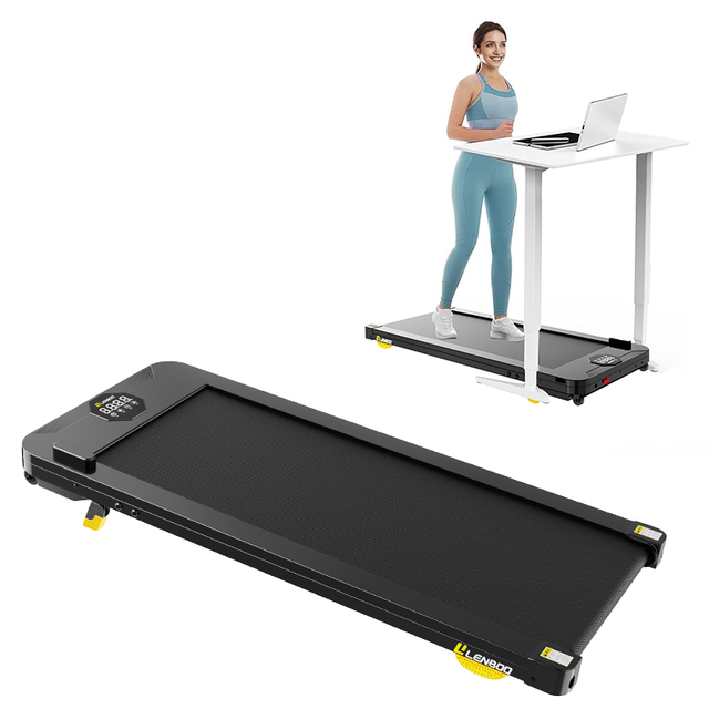 Walking Pad Treadmill with LED Display Portable Electric Running Machine for Home Gym Compact Fitness Equipment