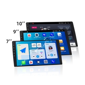 Radio <span class=keywords><strong>de</strong></span> coche 2DIN con WiFi, <span class=keywords><strong>pantalla</strong></span> táctil, GPS, estéreo multimedia, unidad principal Android para coche, compatible con cámara trasera 1080P - Product Image 1