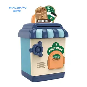 Germania vendita calda bambini regalo di compleanno creativo cartone animato induzione ATM password ritiro giocattoli per bambini salvadanaio di plastica educativo