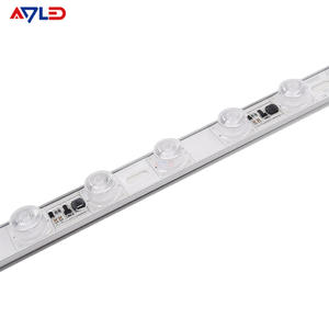 Barre LED SMD Edgelit 1818, 10 LED, 0,5 m, DC 24 V, 45 x 15 degrés, émission latérale, barre lumineuse en aluminium pour grand panneau publicitaire - Product Image 2