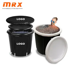 MRX Bak Mandi Air Panas Es kustom penjualan laris/bak mandi tiup curah portabel untuk latihan terapi air dingin mandi es luar ruangan