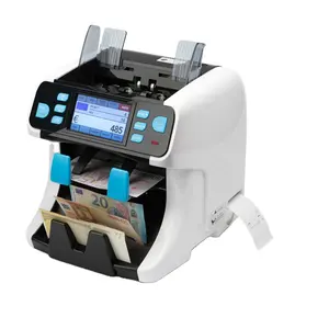 SH-208C 1+1 pocket euro banknote counter 2 Pocket currency sorter Discriminator Counter Banknote basic fitness Sorter