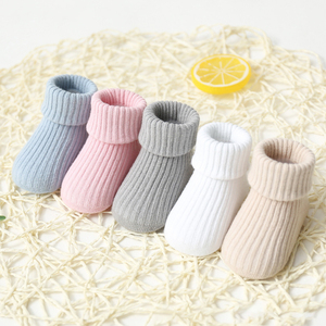 Woolino <span class=keywords><strong>laine</strong></span> mérinos bébé chaussettes tricotées décontracté équipage haut cheville <span class=keywords><strong>bas</strong></span> pour nouveau-né 8 ans lavable pleine couverture de saison d'hiver - Product Image 3