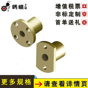 น็อตสกรูทรงสี่เหลี่ยมคางหมู ZLTSG ขนาดเล็ก แบบเมตริก สำหรับเครื่องมือกล - Product Image 3