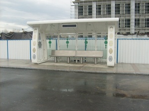 Parada de autobús con aire acondicionado inteligente, muebles de calle, cobertizo de espera, estación de autobuses, quiosco para fumar - Product Image 4