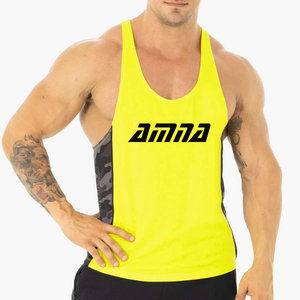 Pakistan Manufacturing <b>Men</b> <b>Gym</b> <b>Vest</b> Running & Exercise Wear Dry Fit Tank Tops for Sale - Product Image 5
