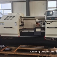 Torno CNC Horizontal Yunnan One Machine CKNC6150X1000, Diseño de Bancada Plana de un Solo Husillo para Mecanizado de Trabajo Mediano, Control CNC GSK