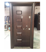Porte en acier de sécurité, conception à serrure multiple, porte simple, portes de sécurité pour les maisons