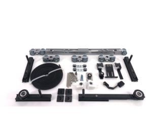 Sistema di <span class=keywords><strong>porte</strong></span> scorrevoli sincronizzatore professionale per carichi pesanti di Design moderno realizzato in alluminio <span class=keywords><strong>Max</strong></span> peso porta 60KGS - Product Image 4