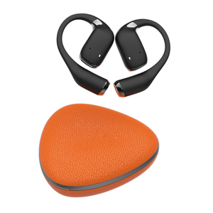 หูฟังไร้สาย JL7006 F8 Wireless 5.3 OWS แบบหนัง พร้อมเคส 480mAh และหูฟังขนาดเล็ก 60mAh ชาร์จผ่านพอร์ต Type-C เล่นได้นาน 6 ชั่วโมง กันน้ำระดับ IPX4 แบบ Open OWS - Product Image 1