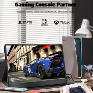 Xách tay 18.5 inch IPS TFT Bảng điều chỉnh màn hình LED Màn hình HD giao diện kinh doanh chơi game Type-C LCD màn hình di động - Product Image 4