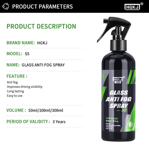 HGKJ-espray antiniebla <span class=keywords><strong>S5</strong></span> de larga duración para el interior del coche, evita la niebla, visión clara, accesorios para automóviles - Product Image 6