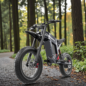 Bicicleta de Montaña con Suspensión Completa de 5 Velocidades, Motor Trasero sin Escobillas de Aluminio de 1500W y 60V, Cuadro de Aluminio S900 para Descenso - Product Image 1