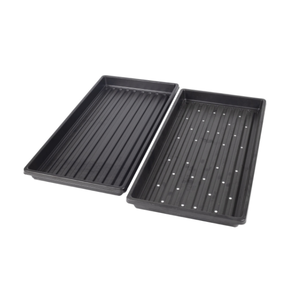 Barquettes en plastique pour micro-légumes, extra résistantes, peu profondes, pour la germination des graines, 1020 barquettes de germination avec trous, pour l'herbe de blé - Product Image 4