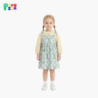 Ensemble de robes d'été pour filles Puresun, imprimé cartoon décontracté, deux pièces, 100% coton biologique, respirant, tailles et couleurs personnalisables