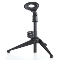 Mini Support de Microphone de Bureau Trépied Portable Pliable avec Pince Réglable