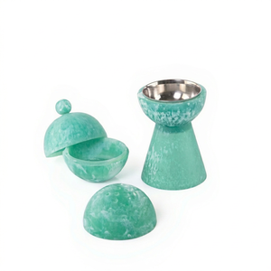 Wooden Acrylic Bakhoor Burner Handmade ArtisanVibe Home <b>Decoration</b> Arabic Resin Incense Censer Holder Mubkhar for Aromatic Use - Product Image 1