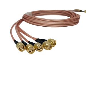 Câble coaxial <span class=keywords><strong>RG316</strong></span> personnalisé avec connecteurs SMA droits/en angle droit, adaptateurs dénudés/MHF1/<span class=keywords><strong>U</strong></span>.FL/N/BNC/TNC/SMB, impédance 50 ohms - Product Image 2