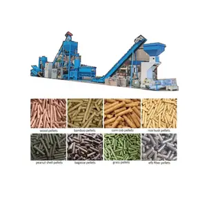 20 year experience manufacturer offer complete wood pellet production line for sale