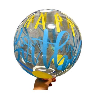 Wholesale 20inch Double-Sided Printed Happy <strong>Birthday</strong> Bobo Balloons <strong>for</strong> <strong>Birthday</strong> Party Festival <strong>Decoration</strong> - Product Image 5