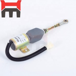 Vanne solénoïde d'extinction de flamme 24V 6108-1115030 pour excavatrice YC85 YC135 - Product Image 2