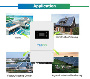 Convertisseur 10000W <span class=keywords><strong>10kw</strong></span> 220V/230V Onduleur solaire à onde sinusoïdale <span class=keywords><strong>pure</strong></span> avec prise en charge <span class=keywords><strong>MPPT</strong></span> Fonction parallèle Onduleur hybride - Product Image 6