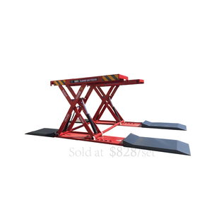 Precio barato, equipo de taller de elevación automática de China, elevador de alineación de tijera, elevador de coche hidráulico - Product Image 2