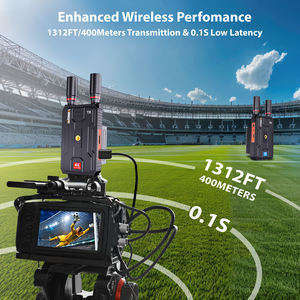 Transmisor y Receptor de Video Inalámbrico 4K 400M/1300FT con Salidas Duales para Eventos al Aire Libre, Transmisión en Vivo de Fútbol, y Atravieso de Paredes en Interiores - Product Image 4