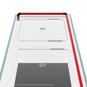 Bể cá sống bể cá 500 gallon với bộ lọc bể phốt thủy tinh Nước ngọt bằng sắt thấp & phụ kiện - Product Image 5