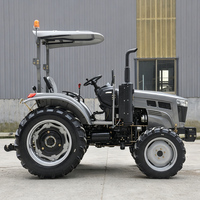 Mini-tracteur agricole 4x4 certifié CE COC 25HP - 75HP, équipement de machinerie agricole, tracteur de travail agricole, usine