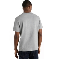 T-shirt unisexe en coton/bambou 260g, respirant, imprimé, style standard personnalisé, manches courtes, tricot pur