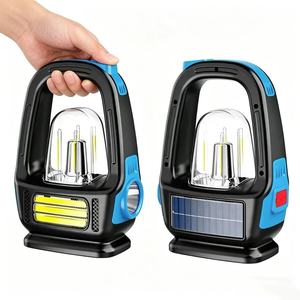 Lampe de secours LED rechargeable par USB avec lumière de travail COB, plusieurs modes de luminosité, idéale pour le camping en plein air. - Product Image 1