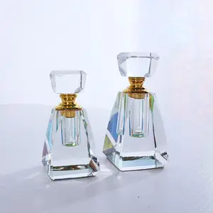 New customized 2022 Crystal glass 3ML 6ML essential oil bottle, perfume bottle smell bottle, can be customized LOGO.